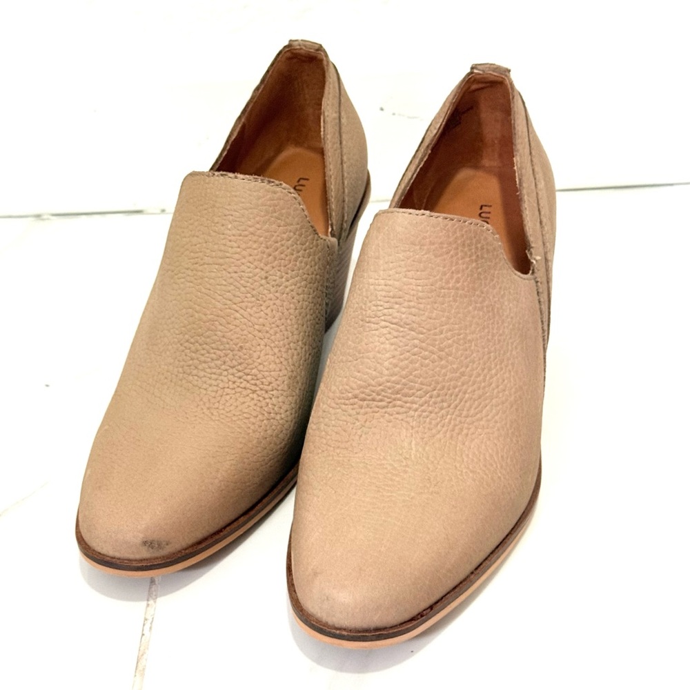 Lucky Brand‎ Vennia Slip-On Loafers in Beige Taupe 8.5
